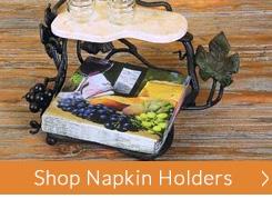 Napkin Holders - Wrought Iron Napkin Holders