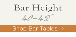 Wrought Iron Bar Height Tables | 40 to 42in Tall
