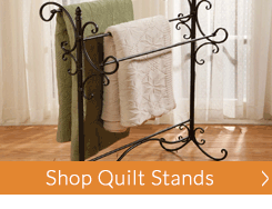Wrought Iron Quilt Stands | Timeless Wrought Iron
