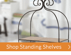 Wrought Iron Bathroom Shelf Units Bathroom Storage Shelves