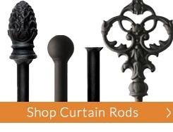 Buy Wrought Iron Curtain Rods and Drapery Rods Online