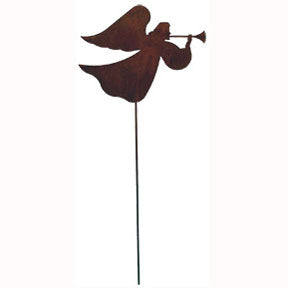 Rusted Angel Garden Stake