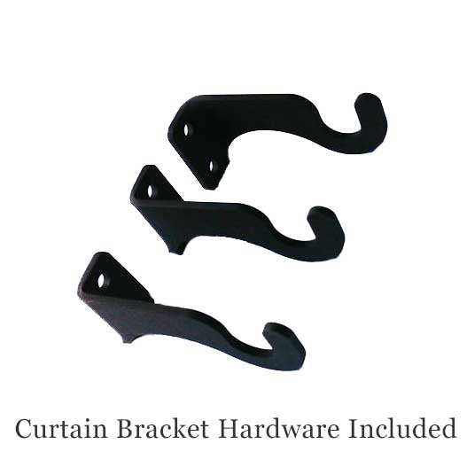 Wrought Iron Ball Curtain Rod timelesswroughtiron