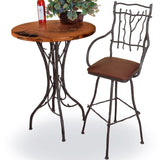 Large South Fork 25" Swivel Counter Stool with Arms