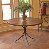 Italia Dining Table with 42" Round Top