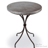 Italia Bar Height Table | 30in Round Top