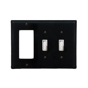 Plain Combination Cover - Single GFI With Double Switch