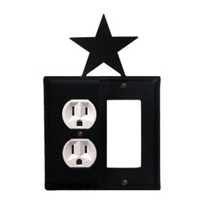 Star Combination Cover - Single Left Outlet With Single Right GFI