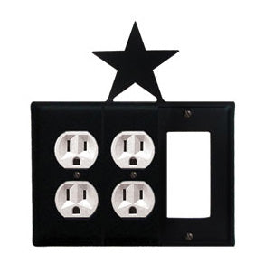Star Combination Cover - Double Outlets With Single GFI