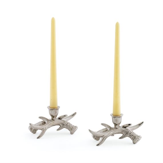 Pair Of Stag Candleholders
