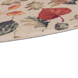 Fall Inspired Autumn Leaves Hearth Rug