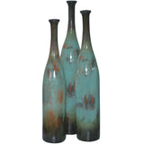 Medium Ceramic Stretched Floor Bottle | Pacifico