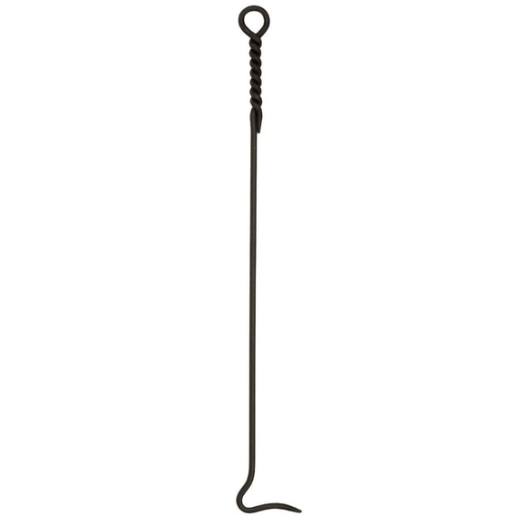 36-in Extra Long Rope Design Fireplace Fire-Poker