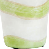 Bedford Celadon Swirl Glass Vase