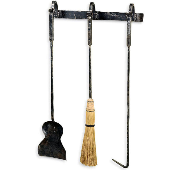 Studio Collection Fireplace Tool Set | Wall Mount