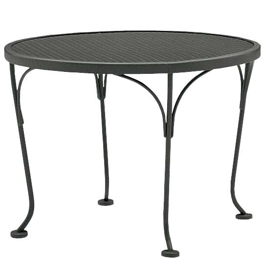 Round Occasional Mesh Top End Table | 24