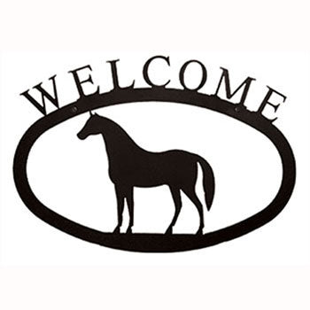 Standing Horse Welcome Sign