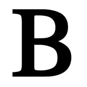 Wrought Iron Letter B – timelesswroughtiron