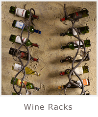 Shop Wrought Iron Wine Racks, Free Shipping | www.TimelessWroughtIron.com