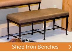 Buy Wrought Iron Benches Online | Wrought Iron Settees
