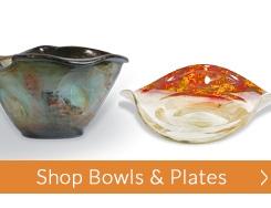 Handcrafted Bowls, Plates and Chargers | Made From Glass and Ceramic