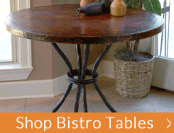 Wrought Iron Cafe Table | Wrought Iron Breakfast Table
