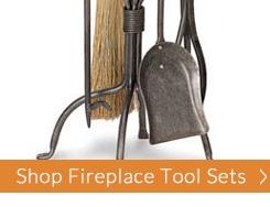 Wrought Iron Fireplace Tool Sets | Timeless Wrought Iron
