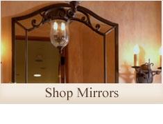 Buy Wrought Iron Mirrors Online | Iron Bathroom Mirrors | TWI