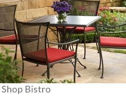 Outdoor Bistro Chairs | Timeless Wrought Iron