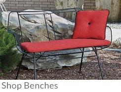 Outdoor Benches from Timeless Wrought Iron