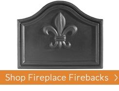 Fireplace Firebacks | Timeless Wrought Iron