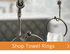 Wrought Iron Towel Rings | Hand-forged