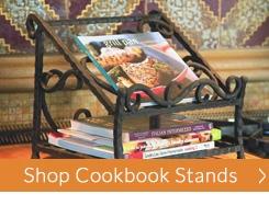 Wrought Iron Cookbook Stands