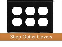 Buy Black Metal Outlet Covers Online
