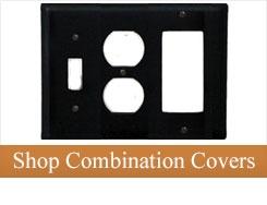 Buy Black Metal Electrical Combination Covers Online