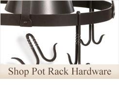Wrought Iron Pot Rack Hardware