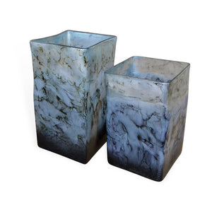 Square Vases Set of 2