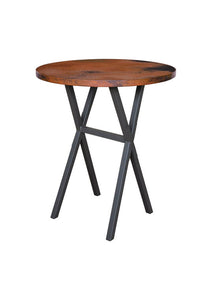 X Brace 42" Bar Table with 36" Round Top