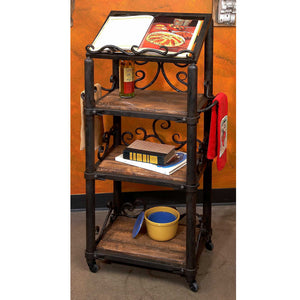 Wrought Iron Siena Cookbook Holder - Floor