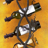 Wrought Iron Wall Wine Holder- 10 Bottle