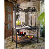Wrought Iron Amalfi Party Center- Antiqued