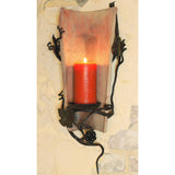 Wrought Iron Tile Sconce