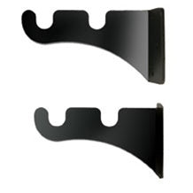 Double Curtain Rod Bracket Set | Fits 1/2-in Rods