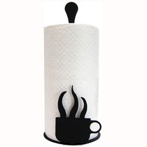Village Wrought Iron PT-C-157 Paper Towel Holder - Grapevine Design