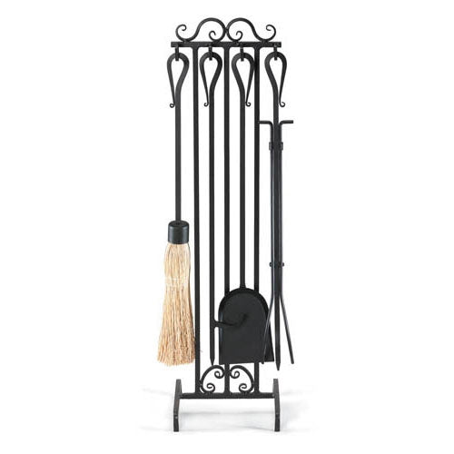 5 Piece Country Scroll Fireplace Tool Set