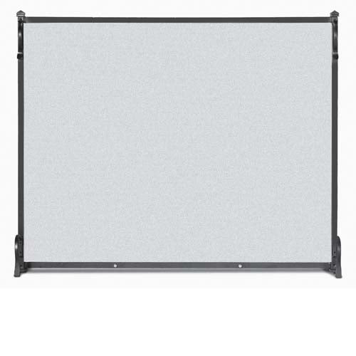 Single Panel Contemporary Fireplace Screen