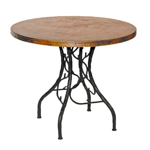 South Fork Bistro Table with 36" Round Copper Top