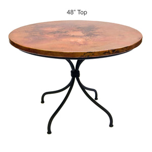 Italia Dining Table with 48" Round Top