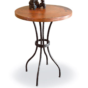 Woodland Bar Height Table | 30in Round Top