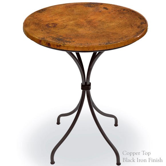 Italia Bar Height Table | 30in Round Top